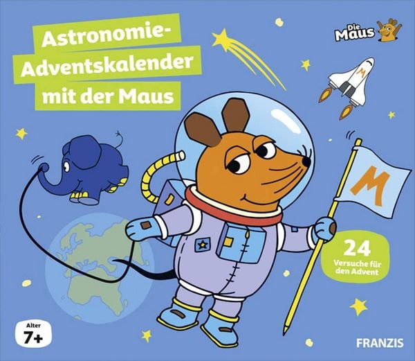 Produktbild: FRANZIS 67162 - Die Maus Astronomie-Adventskalender mit der Maus. F&uuml;r Kinder ab 8 Jahren