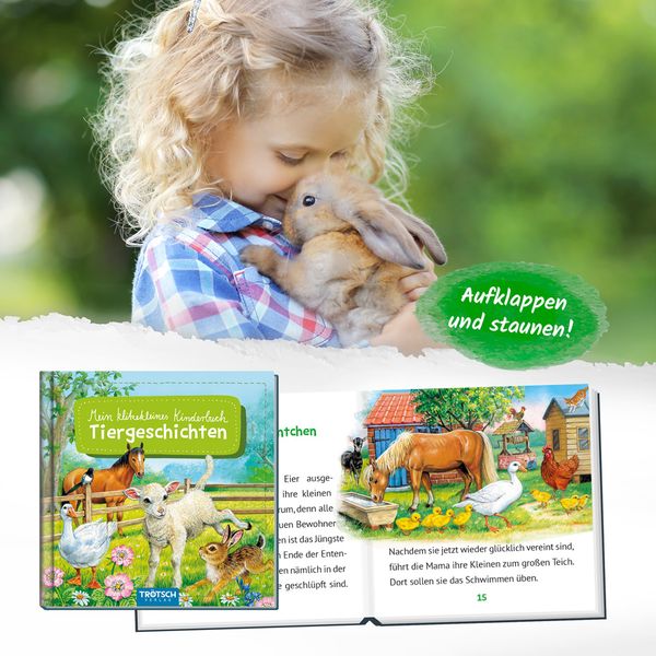 Produktbild: Tr&ouml;tsch Bilderbuch Mein klitzekleines Kinderbuch Tiergeschichten