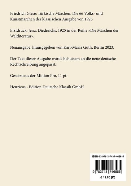 Produktbild: T&uuml;rkische M&auml;rchen
