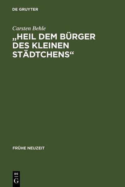 Produktbild: "Heil dem B&uuml;rger des kleinen St&auml;dtchens"