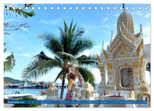 Produktbild: Phi Phi Island &ndash; Thailands traumhaftes Paradies (Tischkalender 2026 DIN A5 quer), CALVENDO Monatskalender