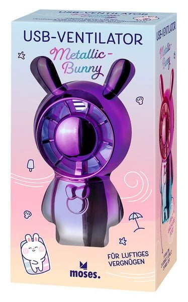 Produktbild: USB-Ventilator Metallic-Bunny