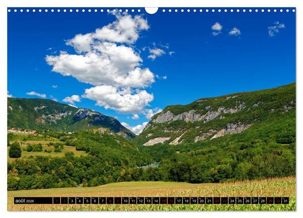 Produktbild: Au fil du temps... Du Jura aux Alpes (Calendrier mural 2026 DIN A3 vertical), CALVENDO calendrier mensuel