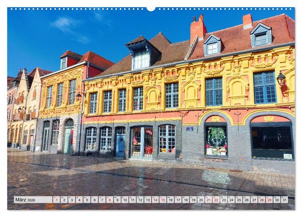 Produktbild: Lille - Charmante Metropole in Nordfrankreich (Wandkalender 2026 DIN A2 quer), CALVENDO Monatskalender