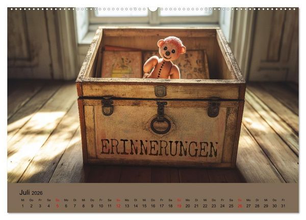Produktbild: Wei&szlig;t du noch? Der Kalender deiner Kindheitserinnerungen. (Wandkalender 2026 DIN A2 quer), CALVENDO Monatskalender