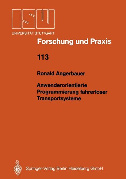 Produktbild: Anwenderorientierte Programmierung fahrerloser Transportsysteme