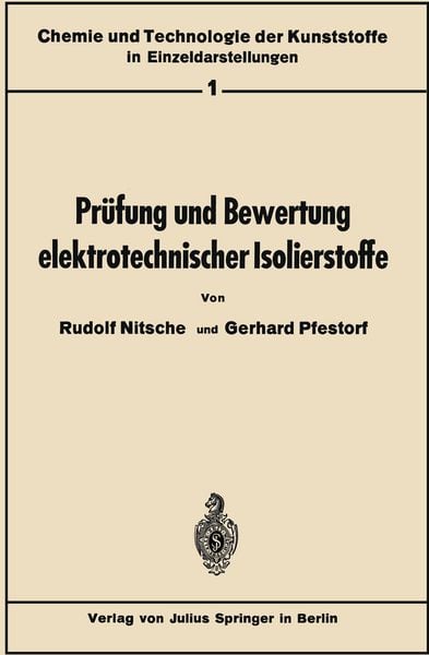 Produktbild: Pr&uuml;fung und Bewertung elektrotechnischer Isolierstoffe