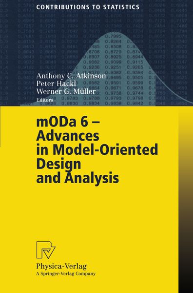 Produktbild: MODA 6 - Advances in Model-Oriented Design and Analysis