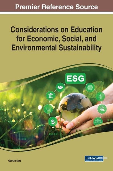 Produktbild: Considerations on Education for Economic, Social, and Environmental Sustainability