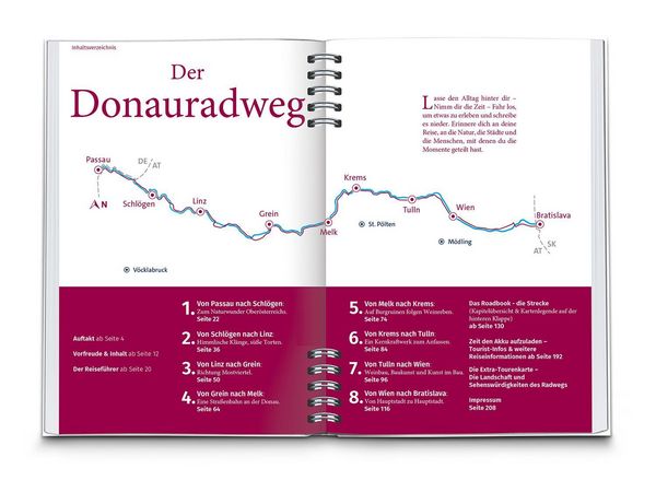 Produktbild: KOMPASS Radreisef&uuml;hrer Donauradweg &Ouml;sterreich