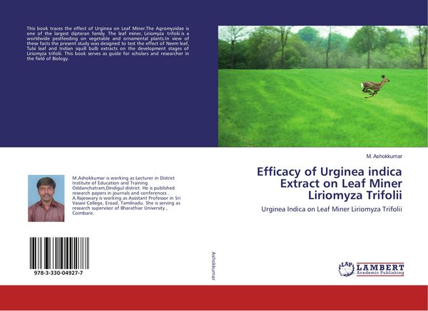 Produktbild: Efficacy of Urginea indica Extract on Leaf Miner Liriomyza Trifolii