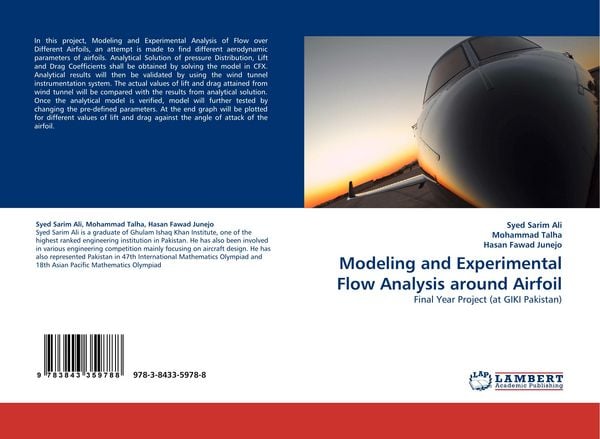Produktbild: Modeling and Experimental Flow Analysis around Airfoil