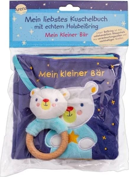 Produktbild: Mein liebstes Kuschelbuch mit echtem Holzbei&szlig;ring. Mein kleiner B&auml;r