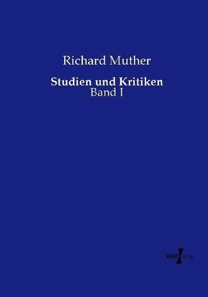 Produktbild: Studien und Kritiken