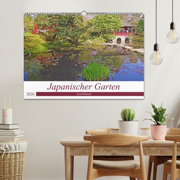 Produktbild: Japanischer Garten Leverkusen (Wandkalender 2026 DIN A2 quer), CALVENDO Monatskalender