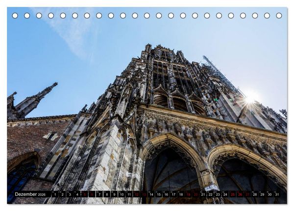 Produktbild: Ulm einfach liebenswert (Tischkalender 2026 DIN A5 quer), CALVENDO Monatskalender