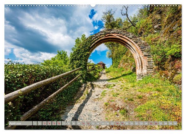 Produktbild: Mosel-Burgen (hochwertiger Premium Wandkalender 2026 DIN A2 quer), Kunstdruck in Hochglanz
