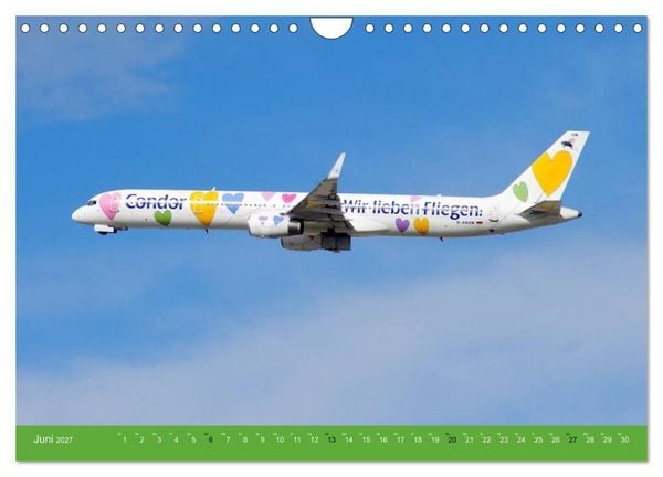 Produktbild: Die sch&ouml;nsten Flugzeug-Bemalungen (Wandkalender 2027 DIN A4 quer), CALVENDO Monatskalender