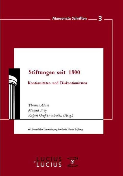 Produktbild: Stiftungen seit 1800