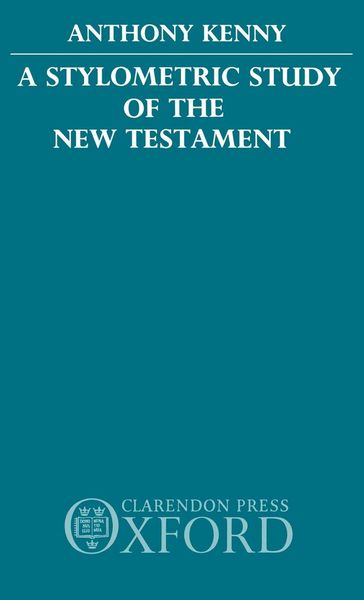 Produktbild: A Stylometric Study of the New Testament