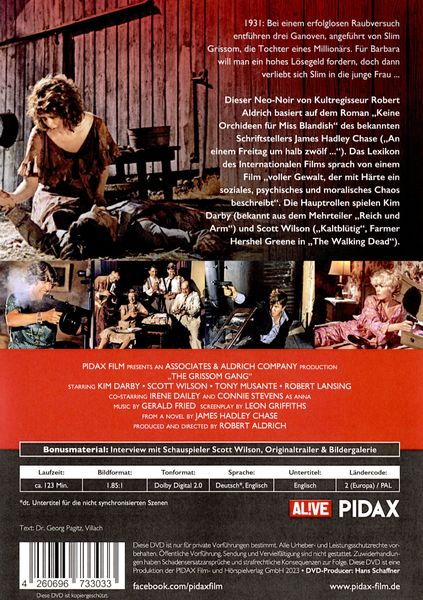 Die Grissom Bande / Harter Gangsterfilm nach einem Roman von James Hadley Chase (Pidax Film-Klassiker)