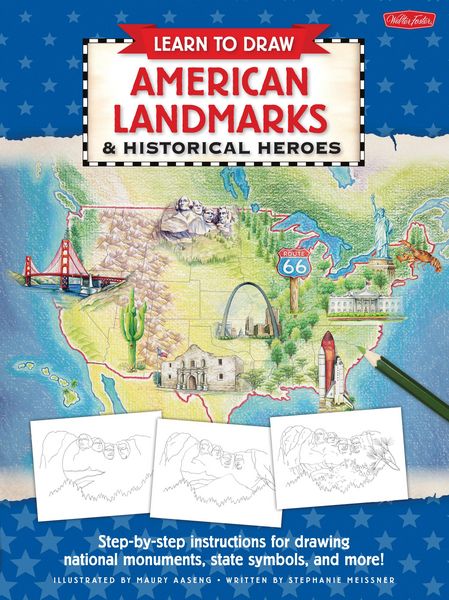 Produktbild: Learn to Draw American Landmarks & Historical Heroes