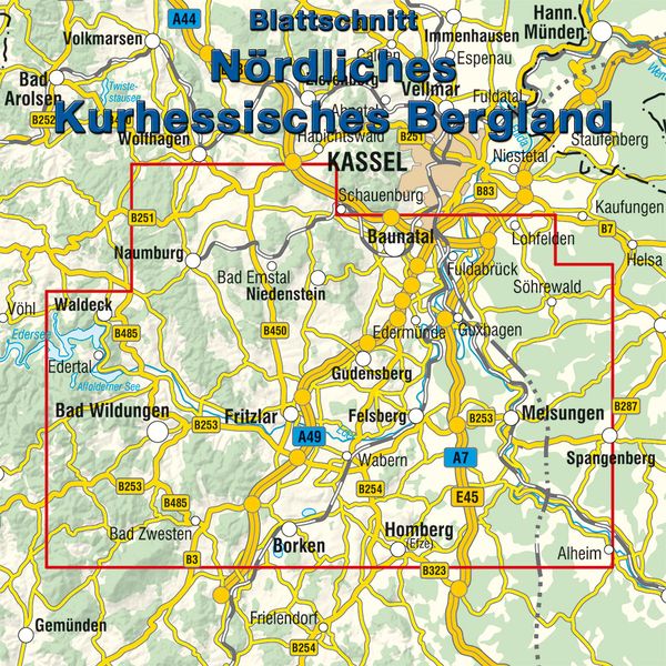 Produktbild: N&ouml;rdliches Kurhessisches Bergland