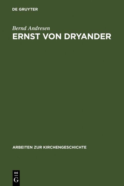 Produktbild: Ernst von Dryander