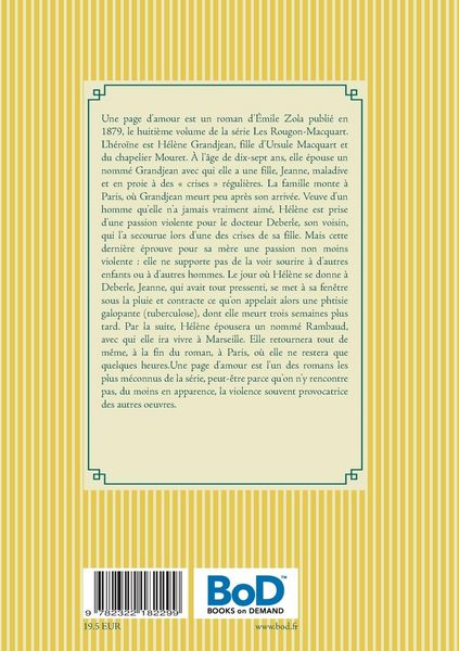 Produktbild: Une page d'amour