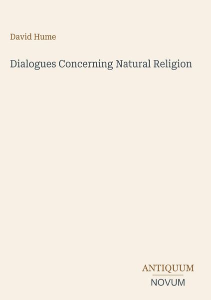 Produktbild: Dialogues Concerning Natural Religion