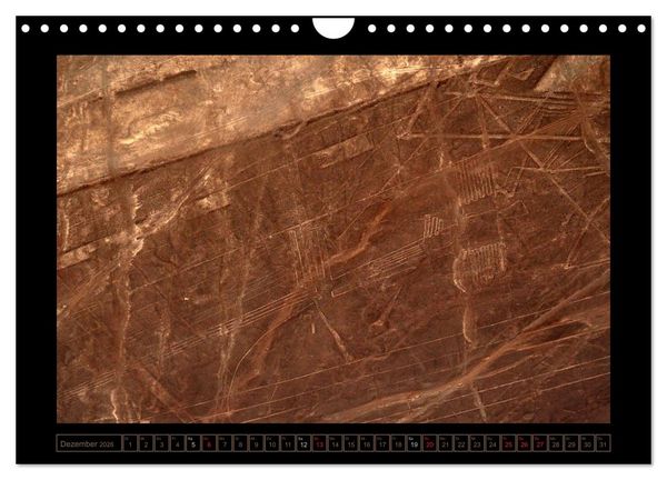 Produktbild: Die NAZCA Linien - Geheimnisvolle Figuren (Wandkalender 2026 DIN A4 quer), CALVENDO Monatskalender