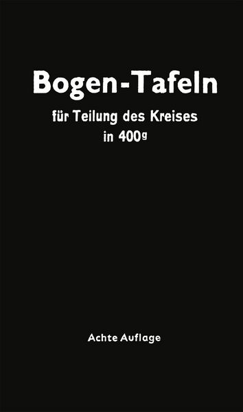 Produktbild: Taschenbuch zum Abstecken von Kreisbogen mit und ohne &Uuml;bergangsbogen