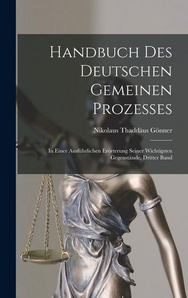 Produktbild: Handbuch Des Deutschen Gemeinen Prozesses