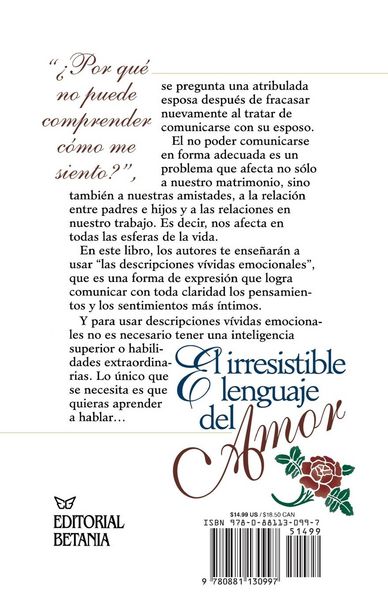 Produktbild: El Irresistible Lenguaje del Amor