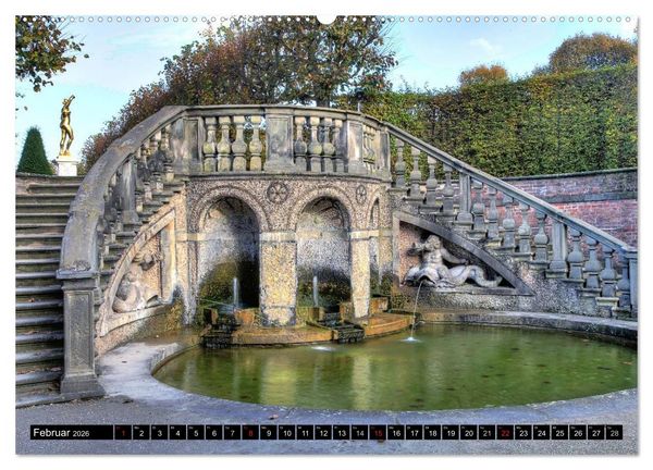 Produktbild: Die G&auml;rten in Herrenhausen (Wandkalender 2026 DIN A2 quer), CALVENDO Monatskalender