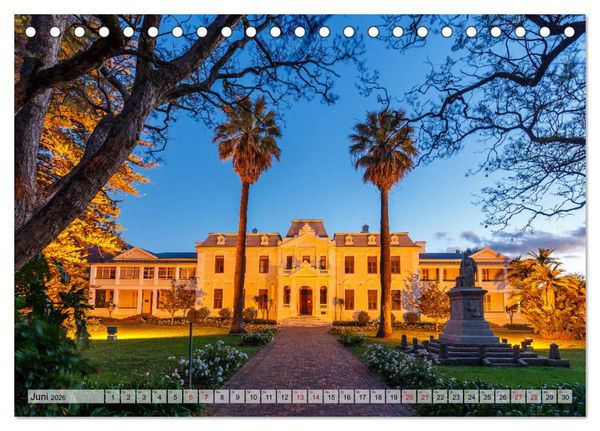 Produktbild: S&uuml;dafrika: Kapstadt, Garden Route und Cape Winelands (Tischkalender 2026 DIN A5 quer), CALVENDO Monatskalender
