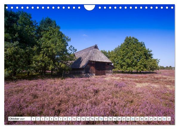 Produktbild: L&uuml;neburger Heide &ndash; Im Wandel der Jahreszeiten (Wandkalender 2027 DIN A4 quer), CALVENDO Monatskalender