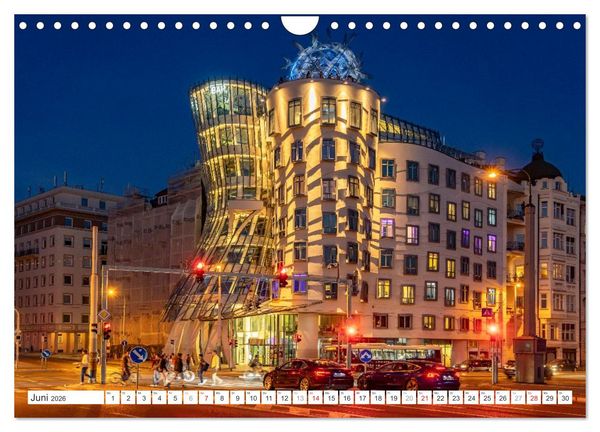 Produktbild: Tschechische Republik - Prag (Wandkalender 2026 DIN A4 quer), CALVENDO Monatskalender