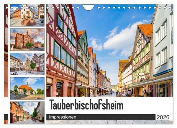 Produktbild: Tauberbischofsheim Impressionen (Wandkalender 2026 DIN A4 quer), CALVENDO Monatskalender