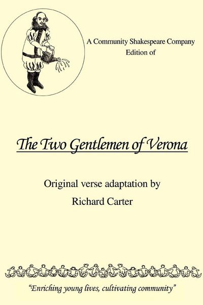 Produktbild: A Community Shakespeare Company Edition of The Two Gentlemen of Verona