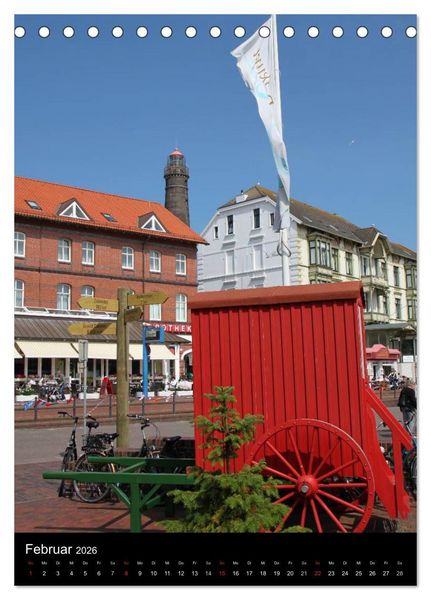 Produktbild: Borkum (Tischkalender 2026 DIN A5 hoch), CALVENDO Monatskalender