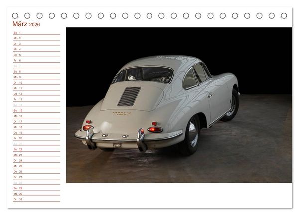 Produktbild: Classic 356 (Tischkalender 2026 DIN A5 quer), CALVENDO Monatskalender