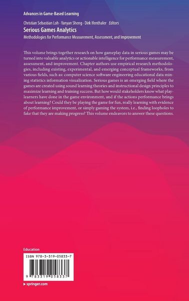 Produktbild: Serious Games Analytics