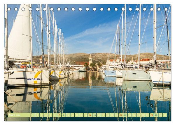 Produktbild: Trogir - Wundervolles historisches Juwel an der Adria (Tischkalender 2026 DIN A5 quer), CALVENDO Monatskalender