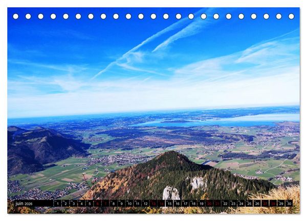 Produktbild: Bons baisers du Chiemsee (Calendrier de bureau 2026 DIN A5 vertical), CALVENDO calendrier mensuel