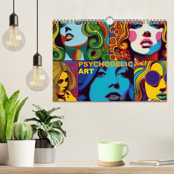 Produktbild: Psychodelic Art (Wandkalender 2026 DIN A4 quer), CALVENDO Monatskalender