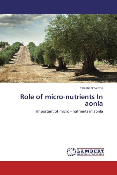 Produktbild: Role of micro-nutrients In aonla