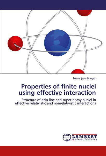 Produktbild: Properties of finite nuclei using effective interaction
