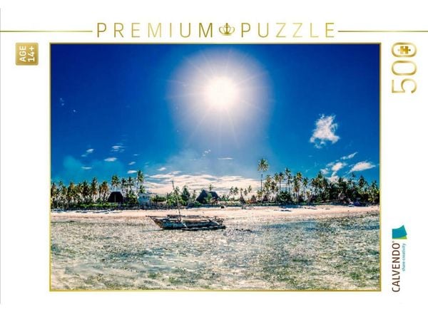 CALVENDO Puzzle Sansibar, Tanzania | 500 Teile Lege-Größe 48 × 36 cm Foto-Puzzle für Erwachsene
