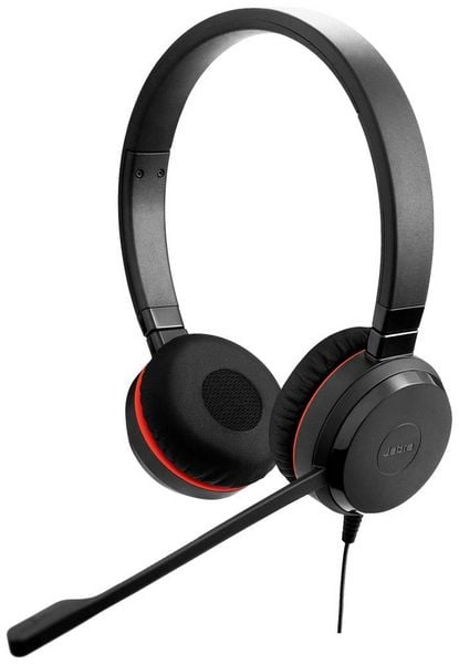 Jabra Evolve 30 II UC On Ear Headset kabelgebunden Stereo Schwarz Mikrofon-Stummschaltung, Lautstärkeregelung Computer -